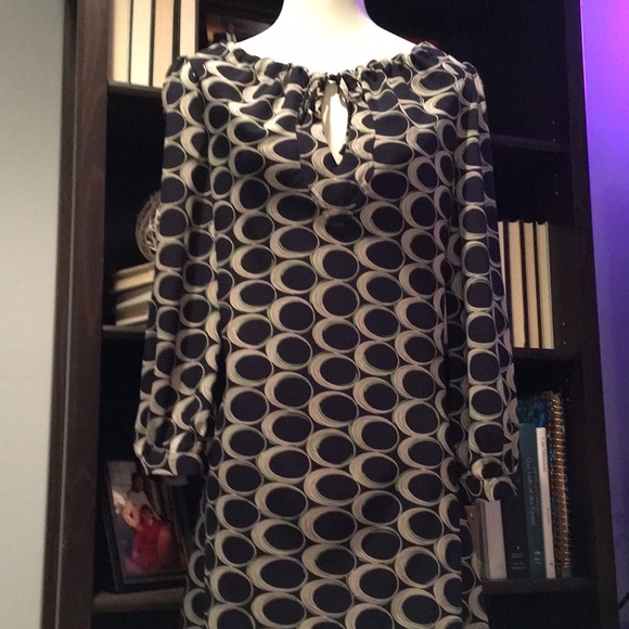 Moulinette Soeurs | Anthro Bold Print Bias Cut Dress 4 - Picture 3 of 11